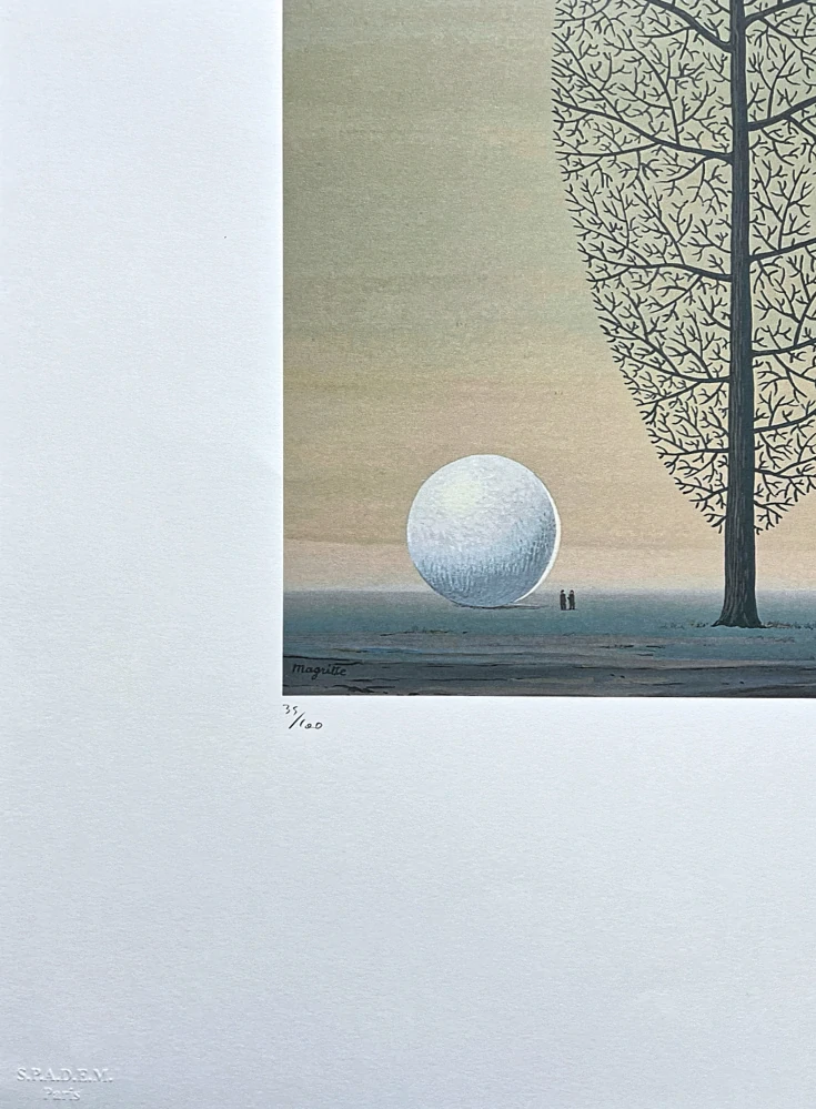 René Magritte - La Recherche de L'absolu II x/100 - limitovaná edice, 50x70cm