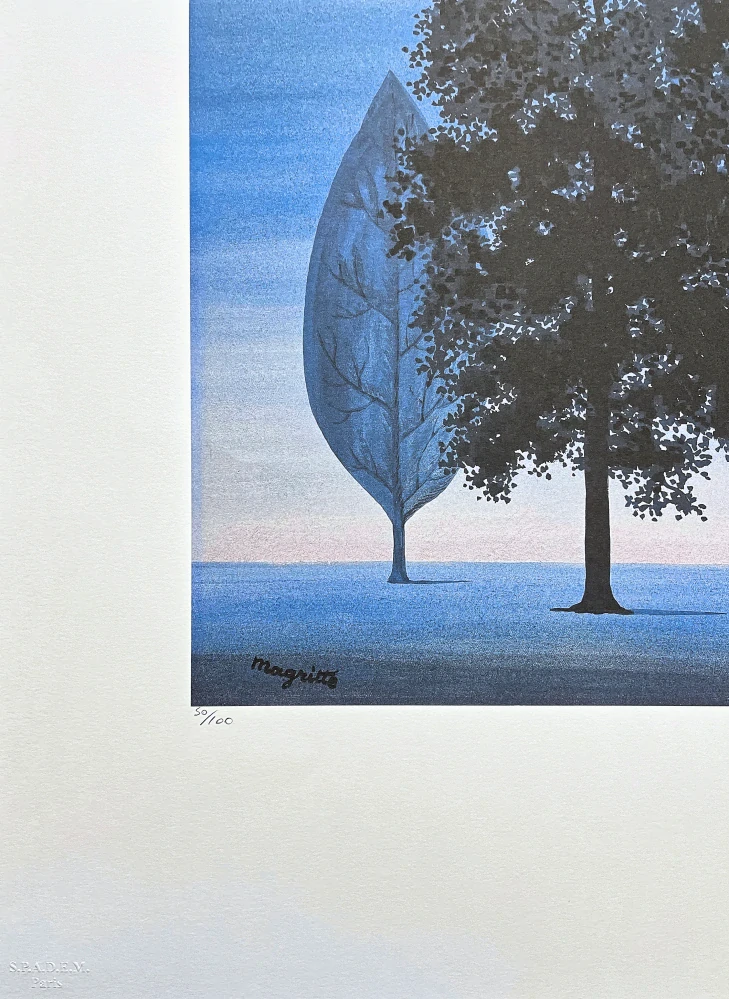 René Magritte - La Clairvoyance 50/100 - limitovaná edice, 50x70cm