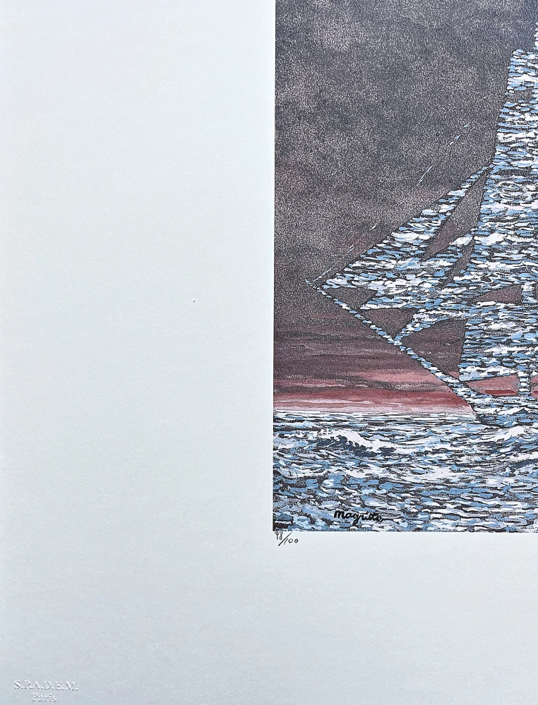 René Magritte - Le Seducteur 98/100 - limitovaná edice, 70x50cm