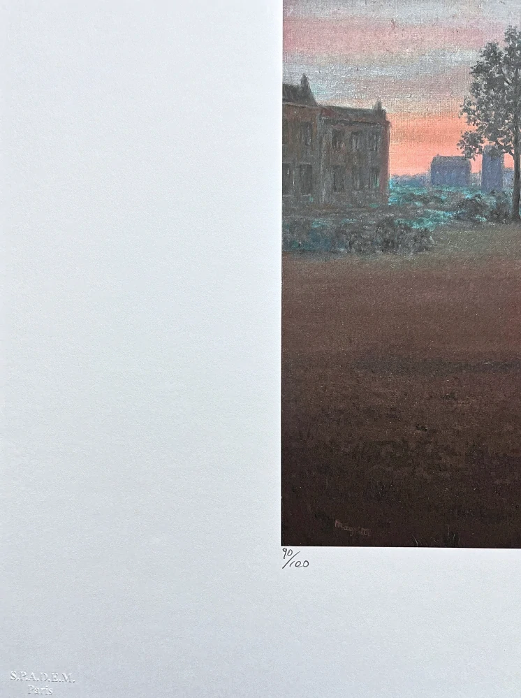 René Magritte - A La Rencontre du Plaisir 90/100 - limitovaná edice, 70x50cm