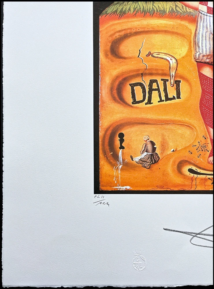 Salvador Dalí - Man in red - signováno, limitovaná edice, 50x66cm