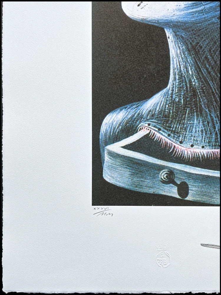 Salvador Dalí - Ant Face - signováno, limitovaná edice, 50x66cm