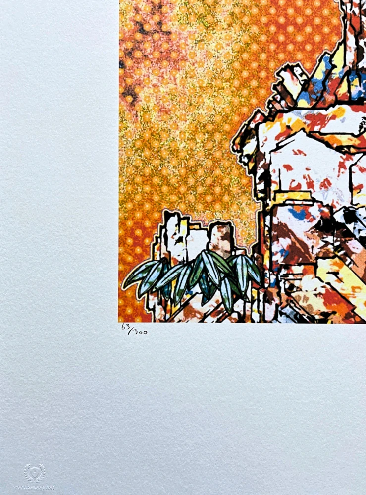 Takashi Murakami - Panda Cubs 63/300- signováno, číslovaná edice, 50x65 cm