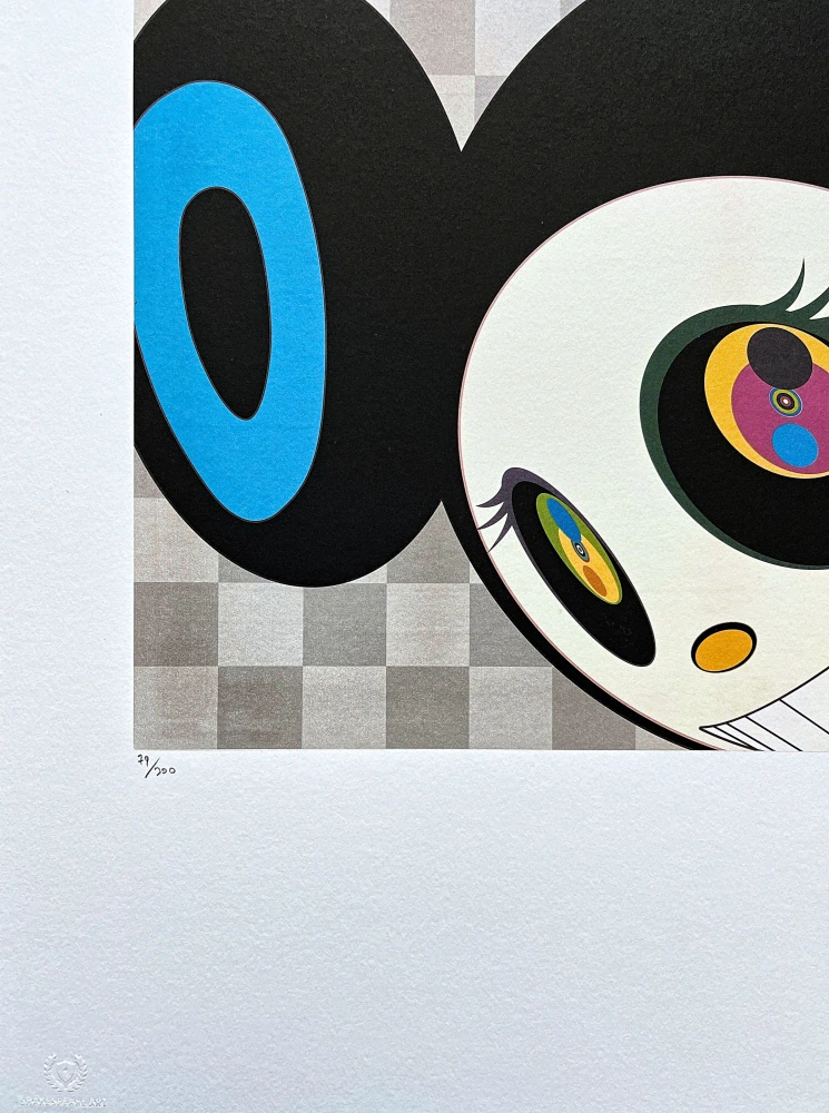 Takashi Murakami - And then Black 79/300- signováno, číslovaná edice, 50x65 cm