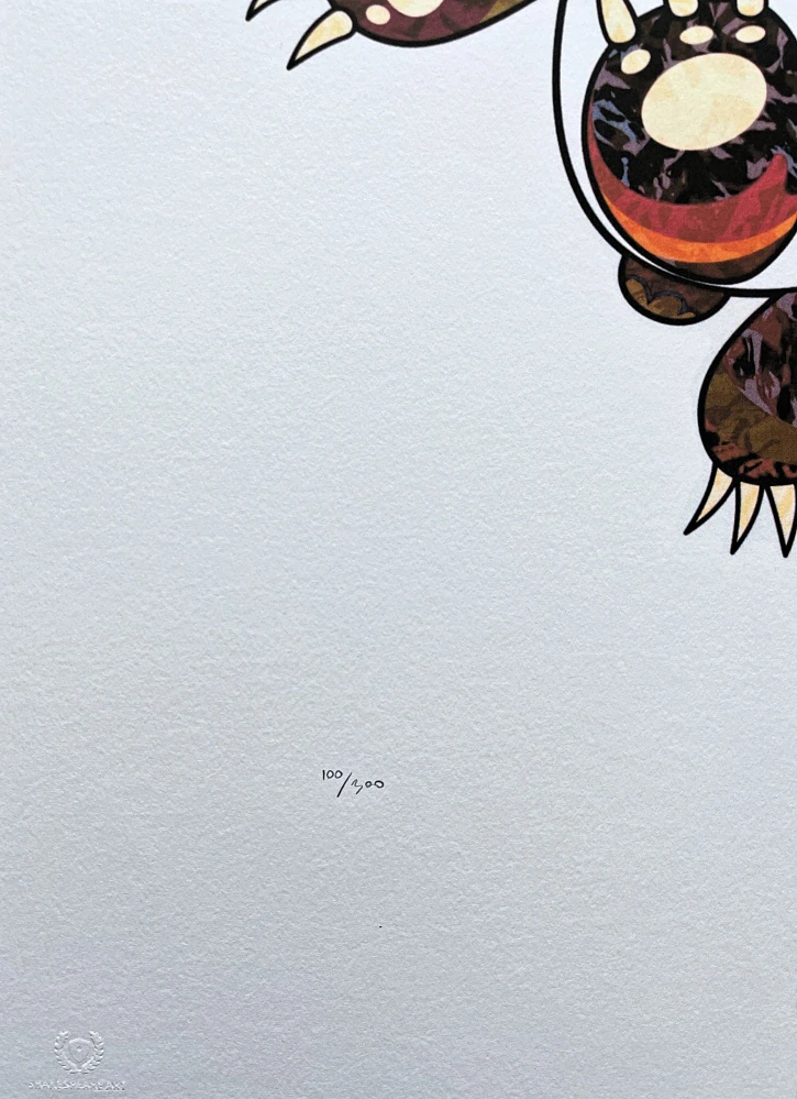 Takashi Murakami - Panda Parent and Cub II 100/300- signováno, číslovaná edice, 50x65 cm