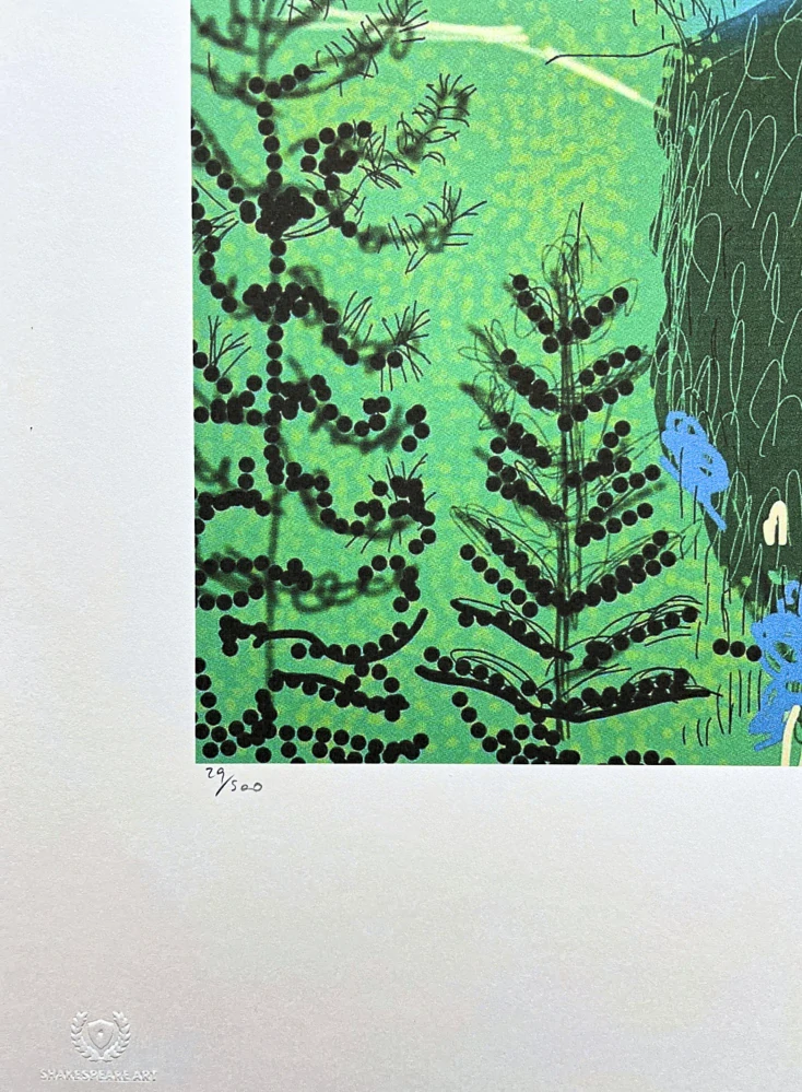 David Hockney - The Yosemite suite no.21 x/500 - limitovaná edice s certifikátem, 35x50 cm