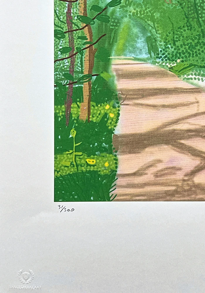 David Hockney - The Arrival of Spring in Woldgate no.14 31/500 - limitovaná edice s certifikátem, 35x50 cm