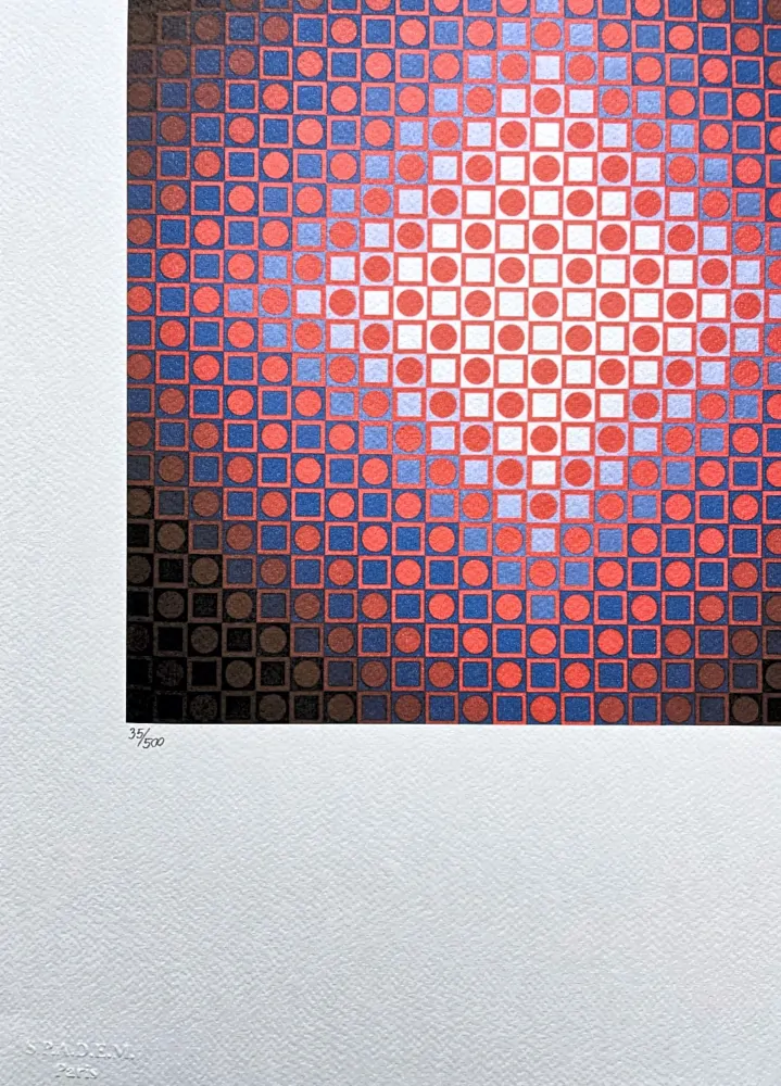 Victor Vasarely - Boglar - limitovaná edice s certifikátem