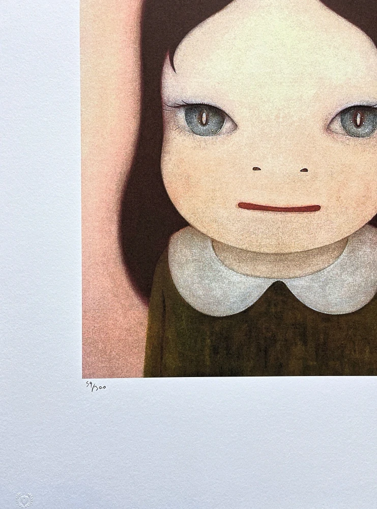 Nara Yoshitomo - Twins II 59/300 - signováno, číslovaná edice, 50x65 cm