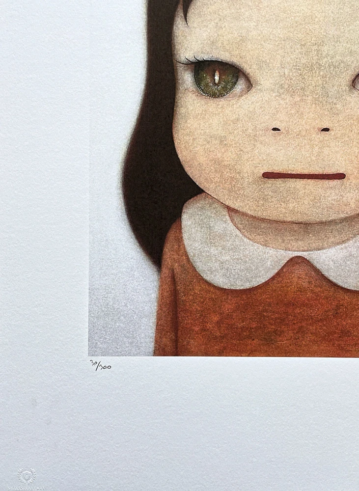 Nara Yoshitomo - Twins I 30/300 - signováno, číslovaná edice, 50x65 cm