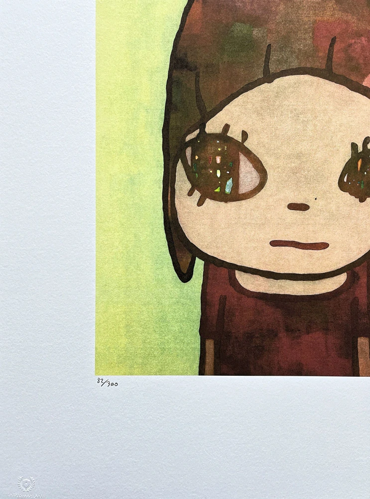 Nara Yoshitomo - Portrait of a Girl 82/300 - signováno, číslovaná edice, 50x65 cm
