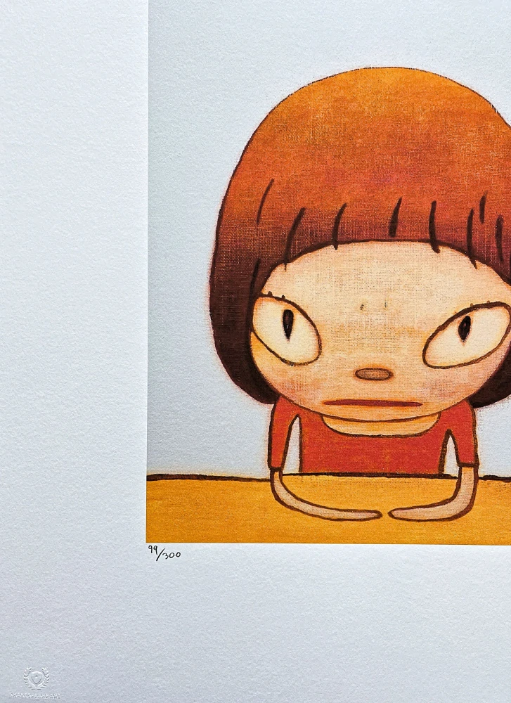 Nara Yoshitomo - Let's talk about Glory 99/300 - signováno, číslovaná edice, 50x65 cm