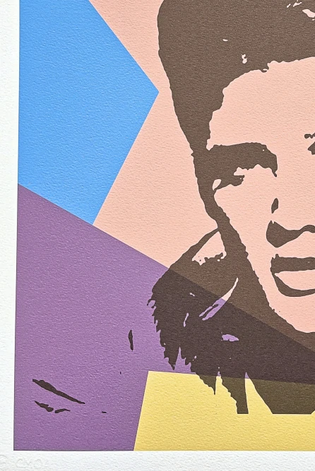 Andy Warhol - Elvis Presley v béžové 423/500 - signováno, 50x50cm, limitovaná edice CMOA s certifikátem