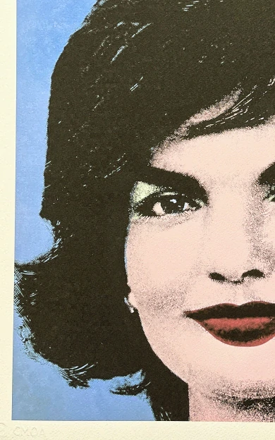 Andy Warhol - Jacqueline Kennedy x/500 - signováno, 50x50cm, limitovaná edice CMOA s certifikátem