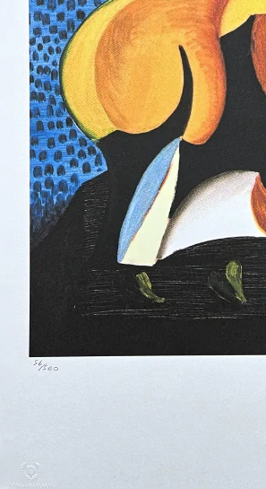 David Hockney - The First V. H. Painting 56/500 - limitovaná edice, s certifikátem, 35x50 cm