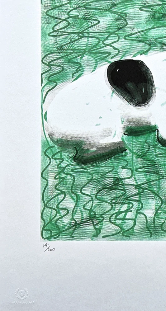 David Hockney - Moujik 14/500 - limitovaná edice, s certifikátem, 35x50 cm