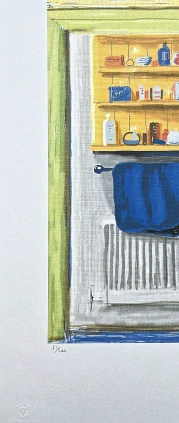 David Hockney - Two Robes 81/500 - limitovaná edice, s certifikátem, 35x50 cm