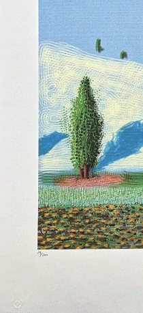 David Hockney - The Yosemite Suit no. 10 29/500 - limitovaná edice, s certifikátem, 35x50 cm
