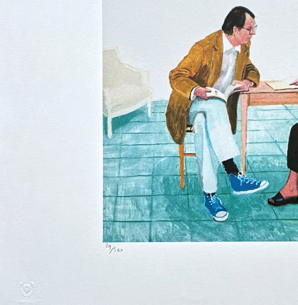 David Hockney - Ann and David 29/500 - limitovaná edice s certifikátem, 50x35 cm