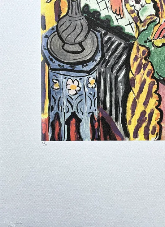 Henri Matisse - Yellow Odalisque 58/75 - signováno 50x70cm