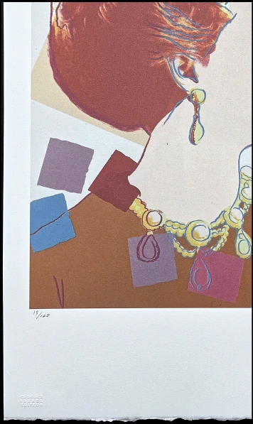 Andy Warhol - Queen Margarethe světle hnědá 15/100 - edice Leo Castelli s certifikátem