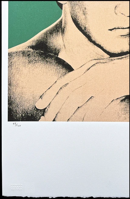 Andy Warhol - Sylvester Stallone zelený x/100 - edice Leo Castelli s certifikátem