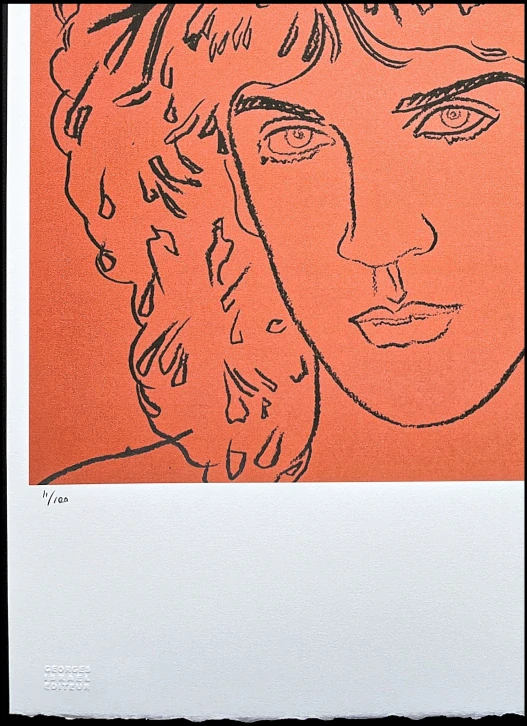 Andy Warhol - Billy Squier x/100 - edice Leo Castelli s certifikátem