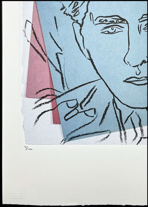 Andy Warhol - Jean Cocteau 31/100 - edice Leo Castelli s certifikátem