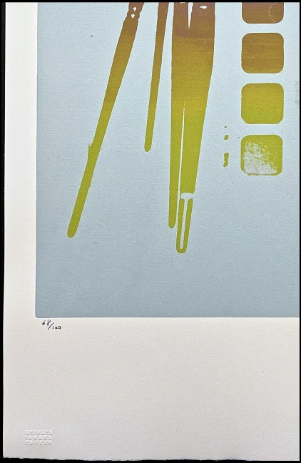Andy Warhol - Watercolors 68/100 - edice Leo Castelli s certifikátem