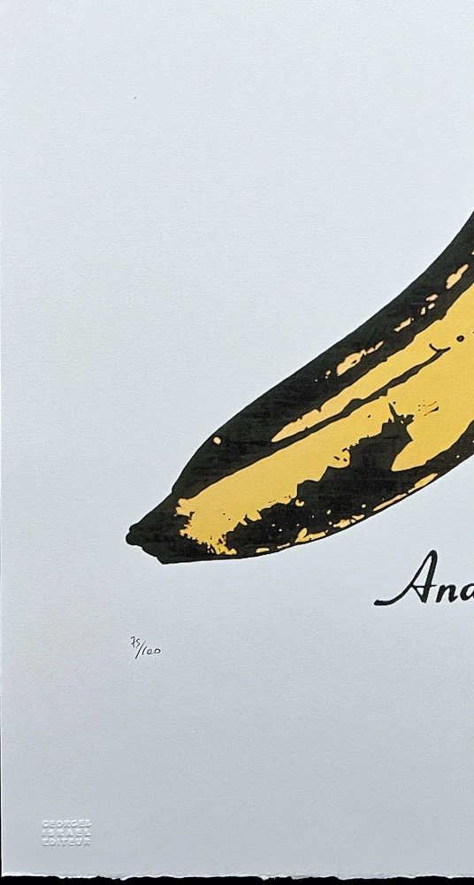 Andy Warhol - Banana 75/100 - edice Leo Castelli s certifikátem
