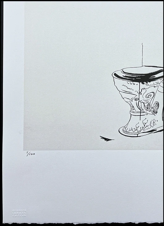 Andy Warhol - Toilet x/100 - edice Leo Castelli s certifikátem