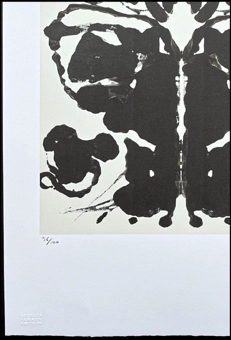 Andy Warhol - Rorschach x/100 - edice Leo Castelli s certifikátem
