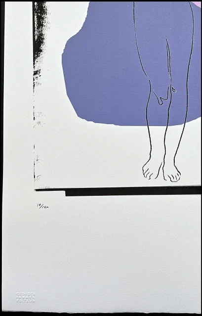 Andy Warhol - Aphrodite růžovo-modrá 14/100 - edice Leo Castelli s certifikátem