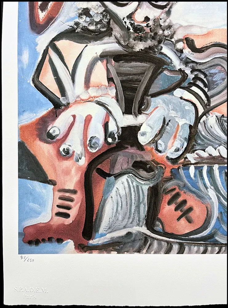Pablo Picasso - Don Quijote 92/250 - signováno, 28.5x38 cm