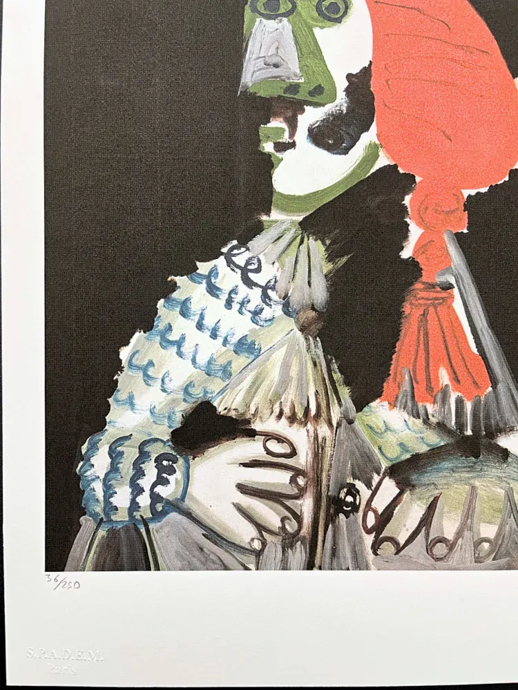 Pablo Picasso - Torero 36/250 - signováno, 28.5x38 cm