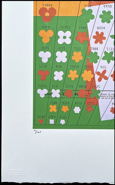 Andy Warhol - Flower Ticket 10/100 - edice Leo Castelli s certifikátem