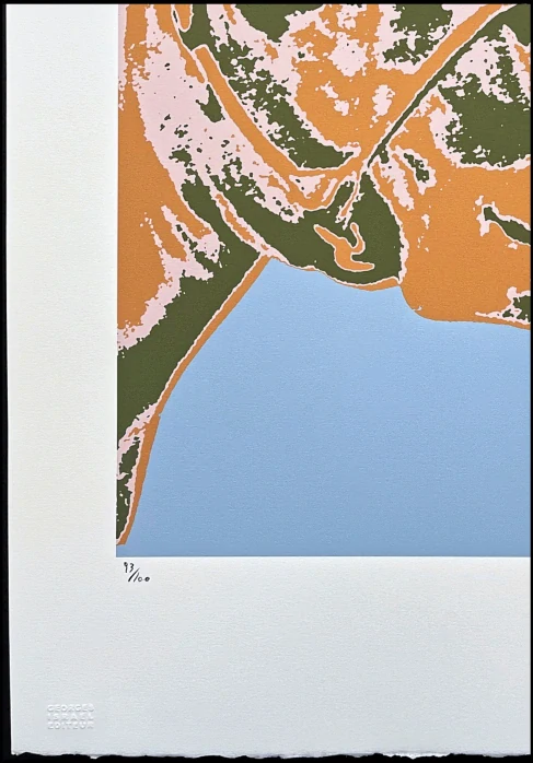 Andy Warhol - Cow modro-oranžová 93/100 - edice Leo Castelli s certifikátem