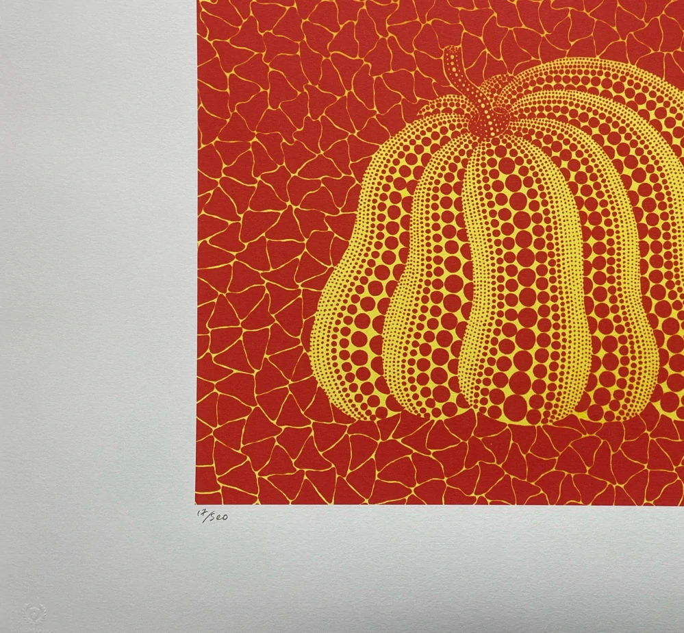 Yayoi Kusama - A Pumpkin YOR-A 17/500 - signováno, číslovaná edice, 65x50 cm