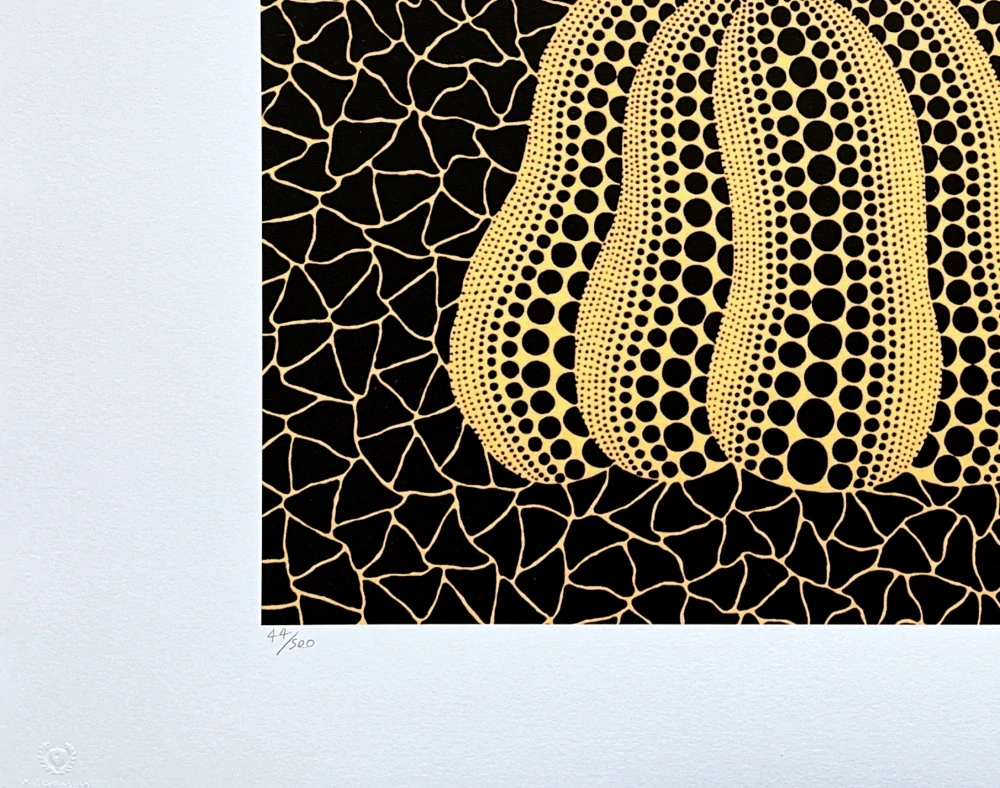 Yayoi Kusama - Pumpkin YB-A x/500 - signováno, číslovaná edice, 65x50 cm