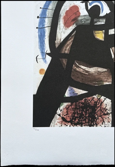 Joan Miró - The Permissionary 112/150 - limitovaná edice s certifikátem, signováno, 56x76cm