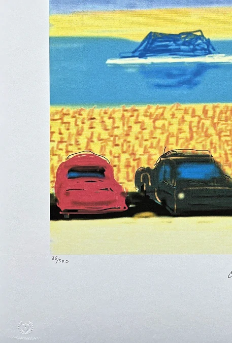 David Hockney - The Yosemite Suit no. 17 86/500 - limitovaná edice s certifikátem, 35x50 cm