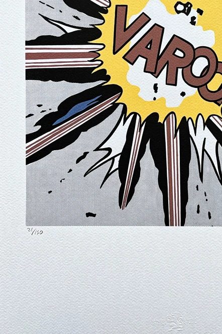 Roy Lichtenstein - Varoom - signováno, 35x50cm, limitovaná edice 21/150