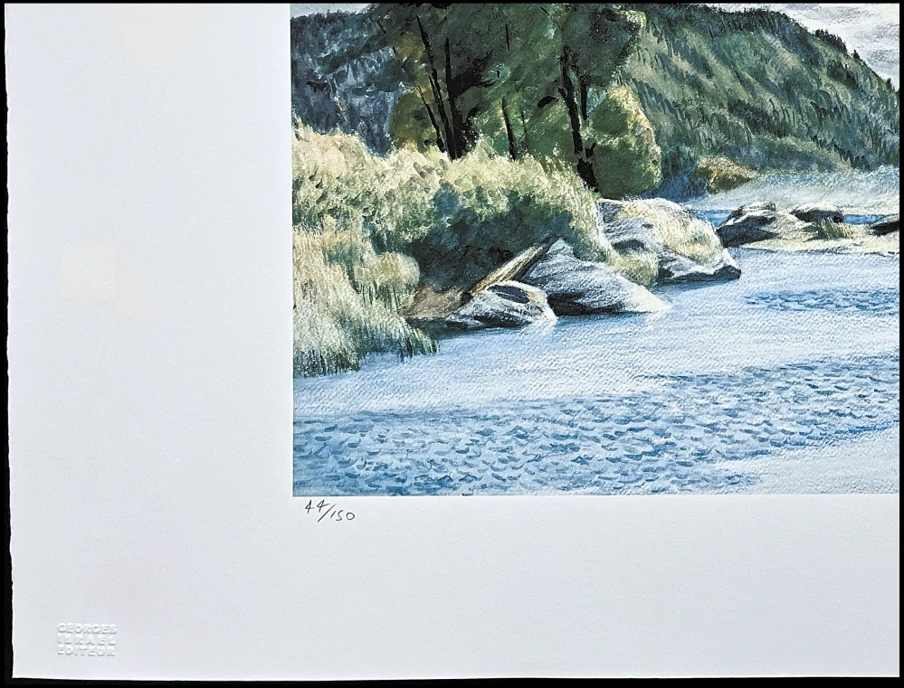 Edward Hopper - A Windy Day 44/150 - limitovaná edice, s certifikátem, 57x38 cm