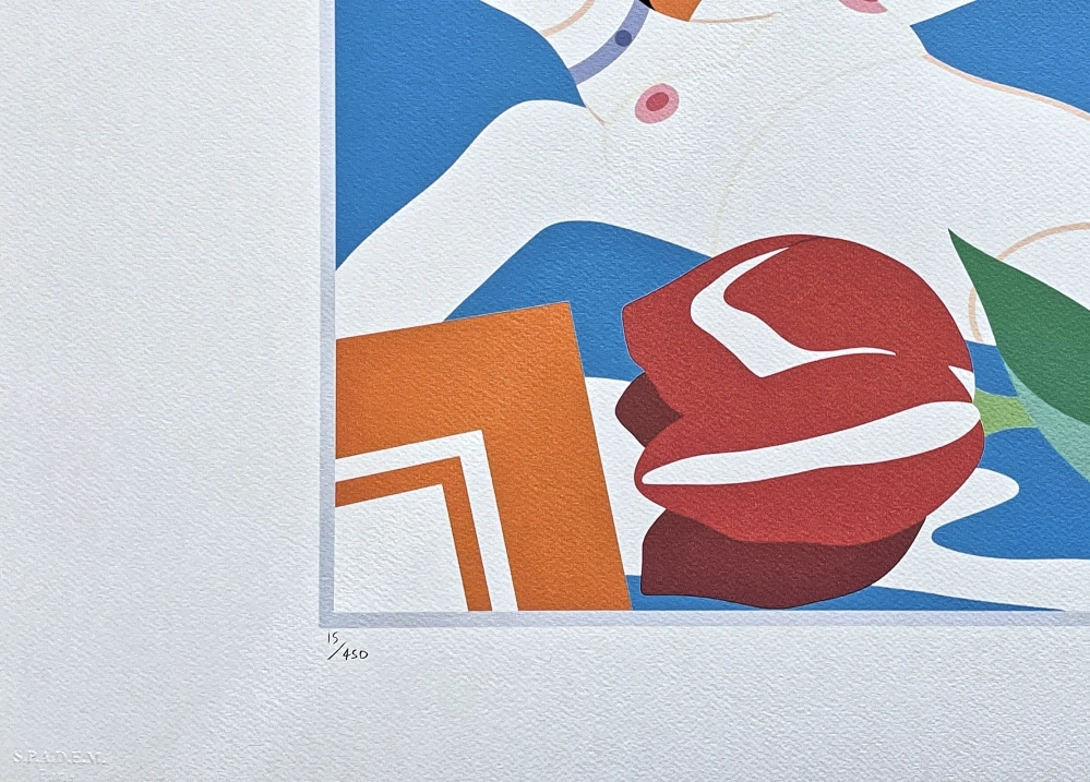 Tom Wesselmann - Monica with Tulips - signováno, limitovaná edice 15/450