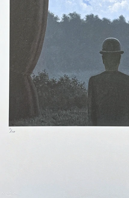 René Magritte - A la rencontre du plaisir 13/100 - limitovaná edice, 50x70cm
