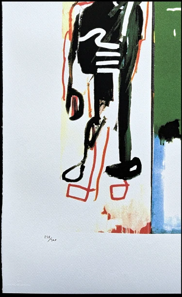 Jean-Michel Basquiat - Mississippi 258/300 - limitovaná edice, signováno, 50x70cm 