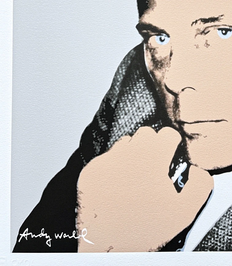 Andy Warhol - Giorgio Armani z boku 99/500 - signováno, 50x50cm, limitovaná edice CMOA s certifikátem