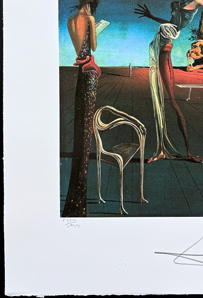 Salvador Dalí - Woman with a Head with Roses- signováno, limitovaná edice, 50x66cm