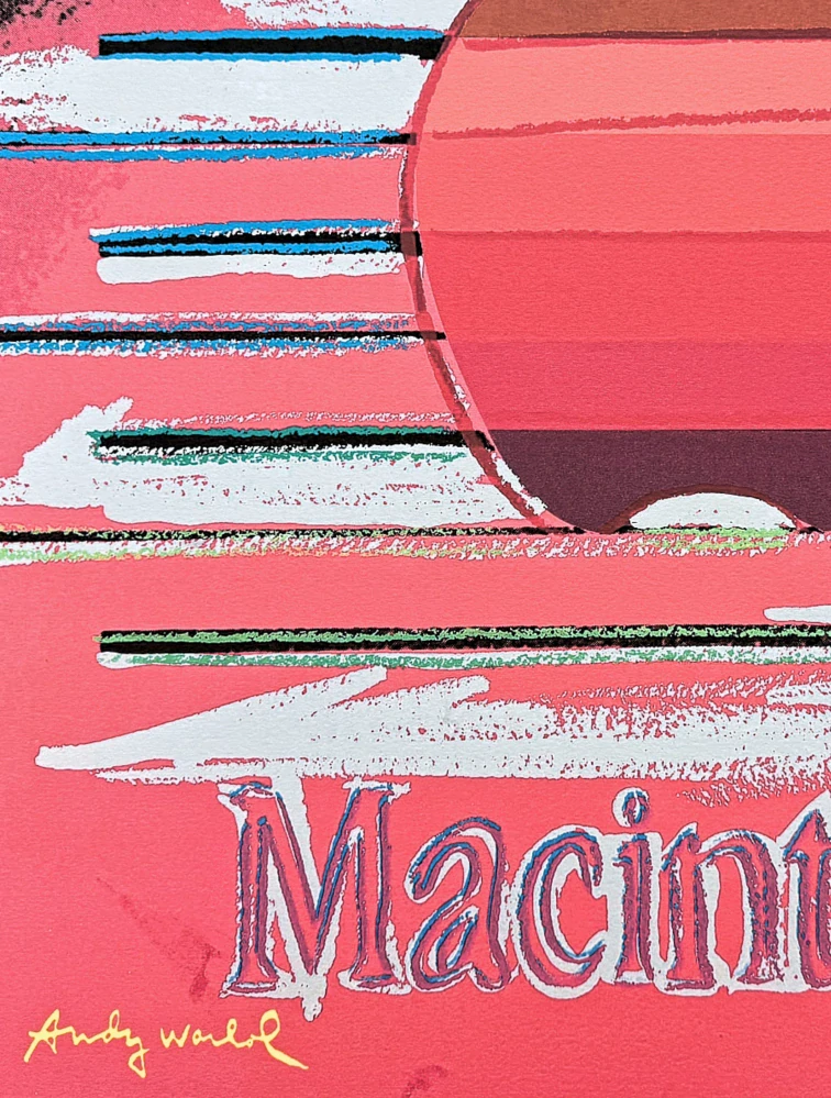 Andy Warhol - Apple červený 177/2400 - 60x60cm, limitovaná edice CMOA s certifikátem