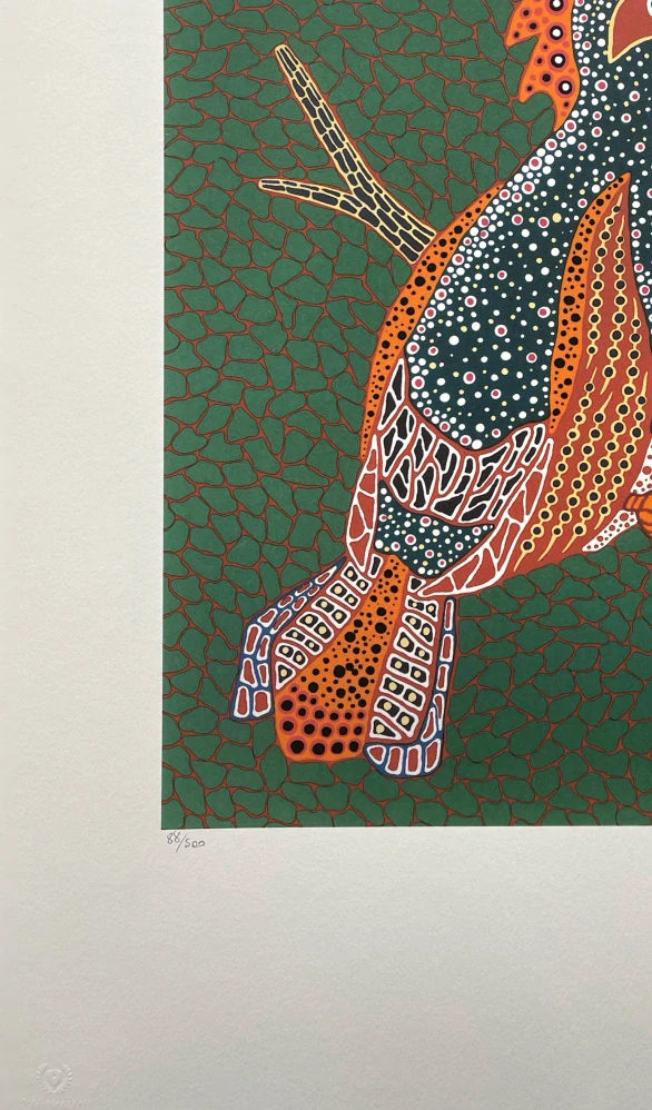 Yayoi Kusama - Dawn 88/500 - signováno, číslovaná edice, 50x65 cm